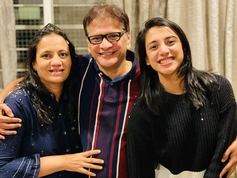 Smriti Mandhana Family