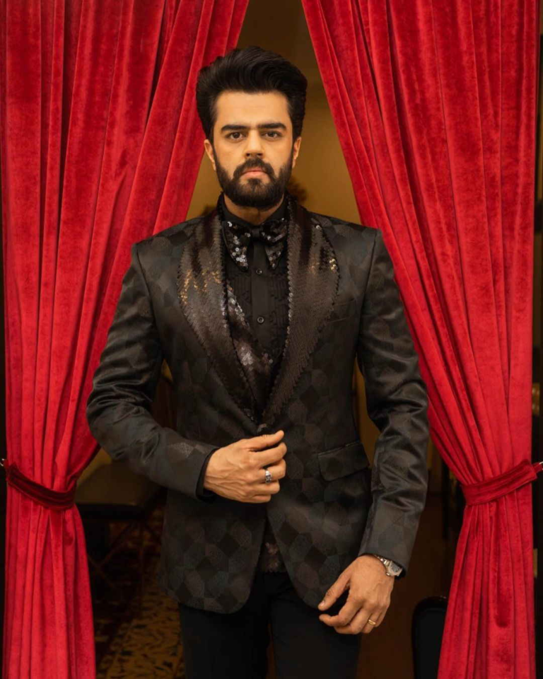 MANISH PAUL in Our Ombre Green 2 Piece Suit